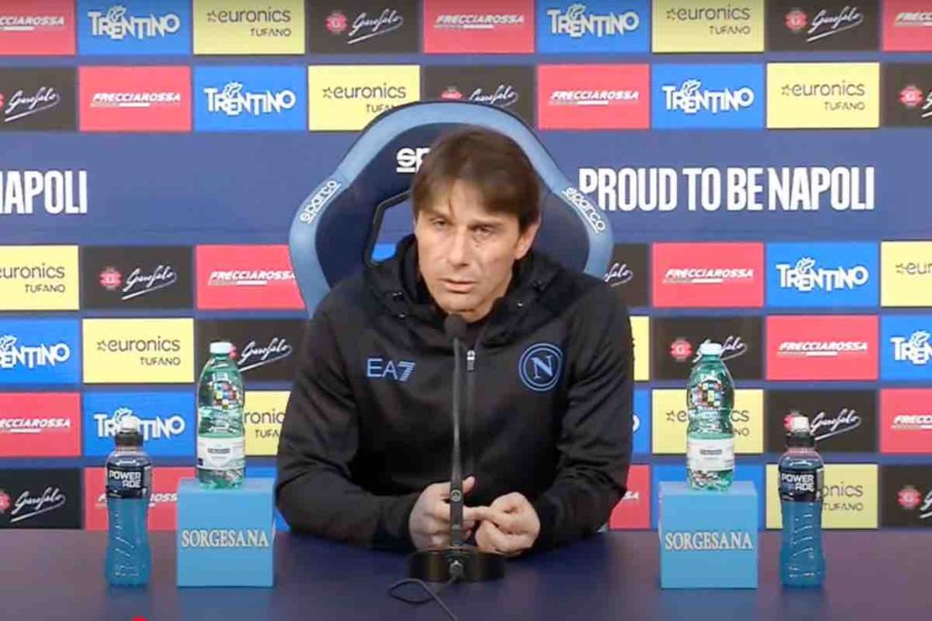 Conte in conferenza stampa Atalanta-Napoli