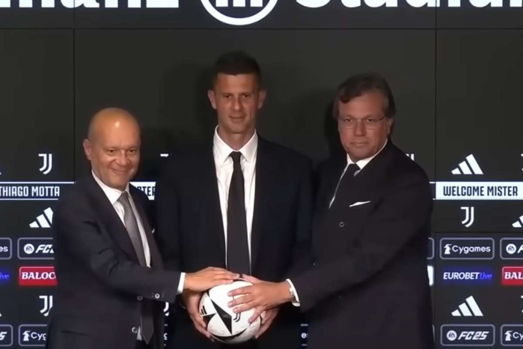 Presentazione Thiago Motta alla Juventus