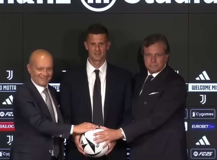 Presentazione Thiago Motta alla Juventus