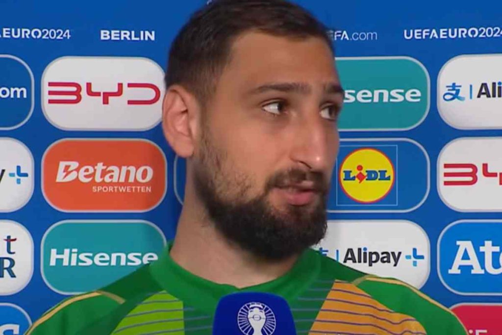 Donnarumma con la Nazionale