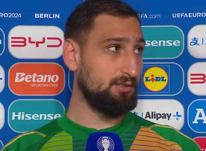 Donnarumma con la Nazionale