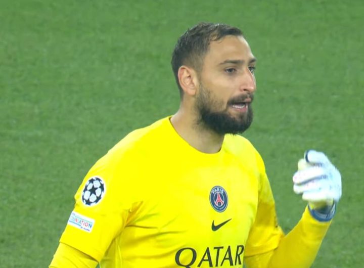 Donnarumma con la maglia del Psg