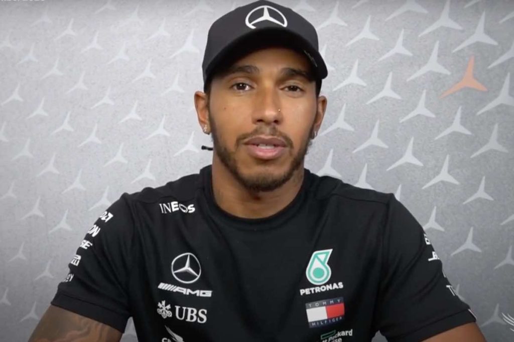 Lewis Hamilton in un'intervista