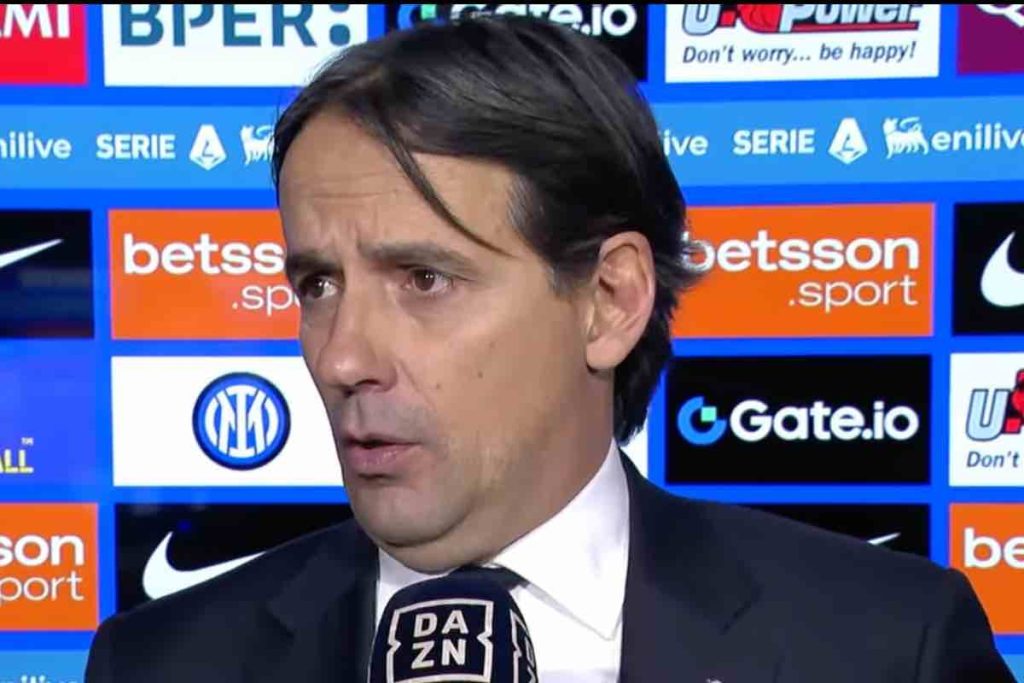 Inzaghi intervistato da Dazn dopo Como-Inter