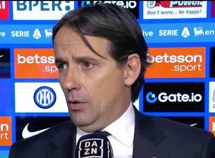 Inzaghi intervistato da Dazn dopo Como-Inter