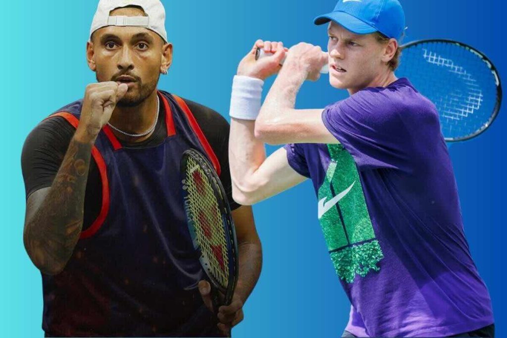 Jannik Sinner e Nick Kyrgios dettaglio in comune