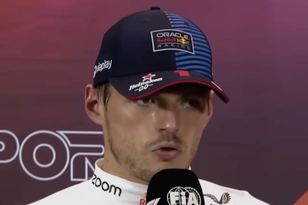 Verstappen in conferenza post gara