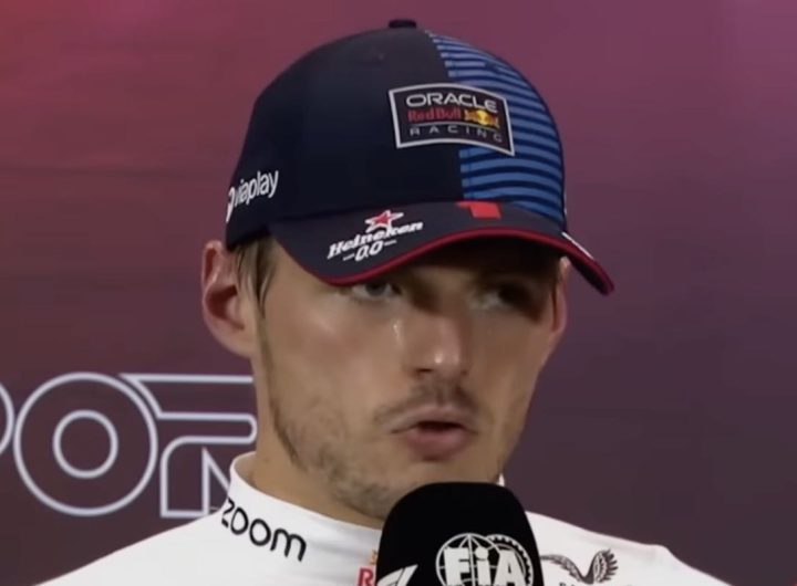 Verstappen in conferenza post gara