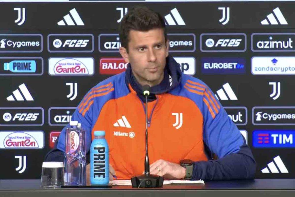 Thiago Motta in conferenza stampa