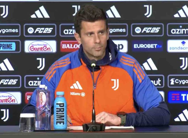 Thiago Motta in conferenza stampa