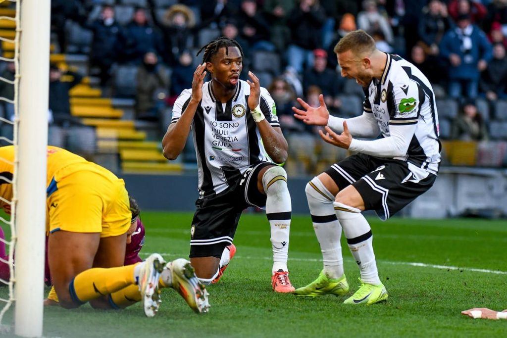 Oumar Solet e Sandi Lovric, Udinese-Atalanta