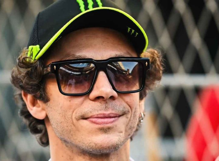 Primo piano di Valentino Rossi