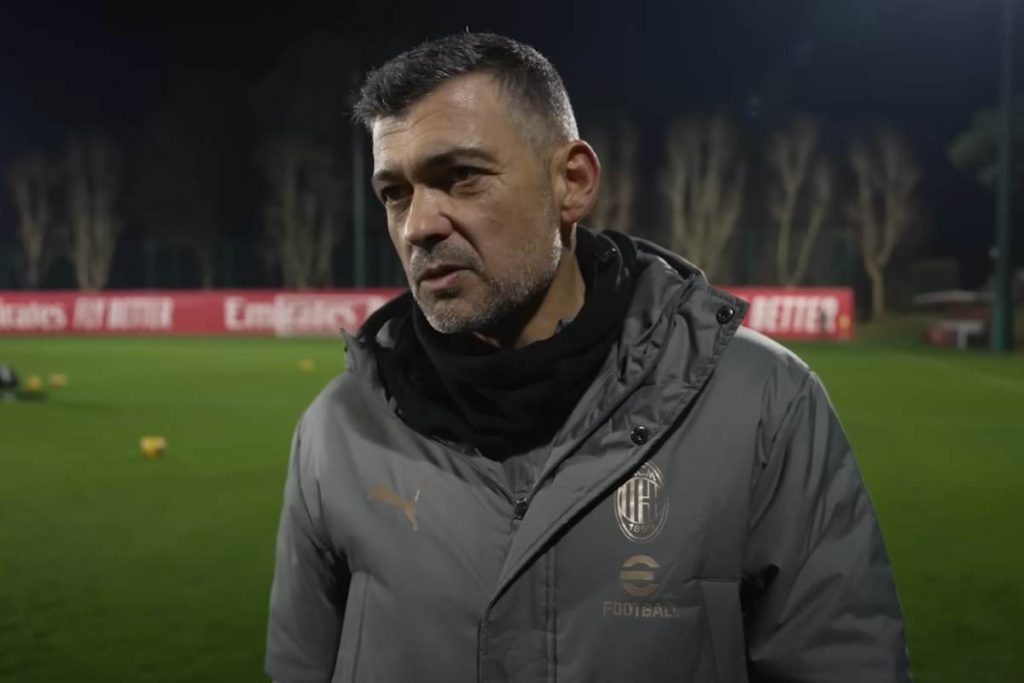 Sergio Conceicao a Milanello