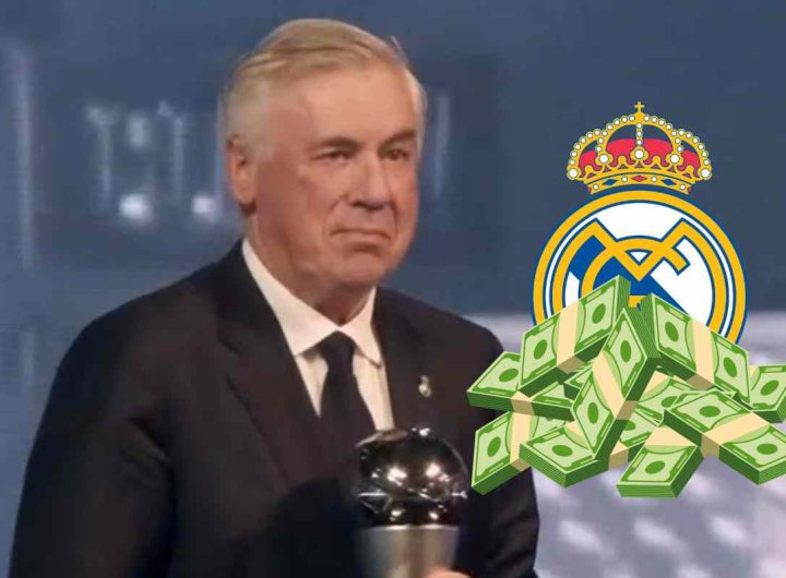 Carlo Ancelotti allenatore del Real Madrid