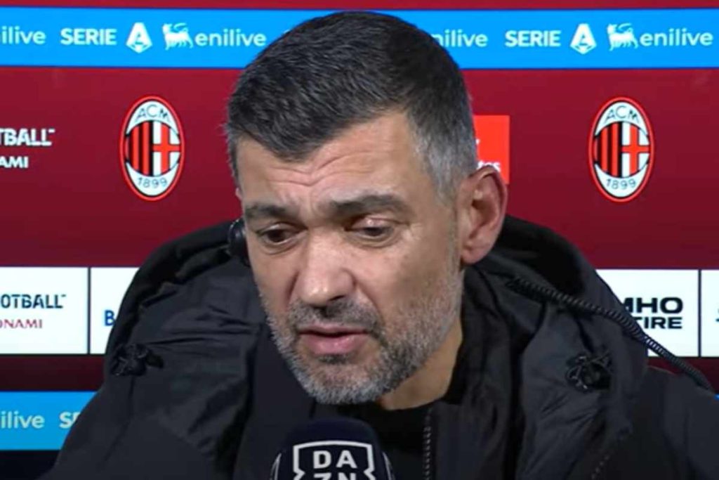 Conceicao intervistato da Dazn dopo Milan-Cagliari