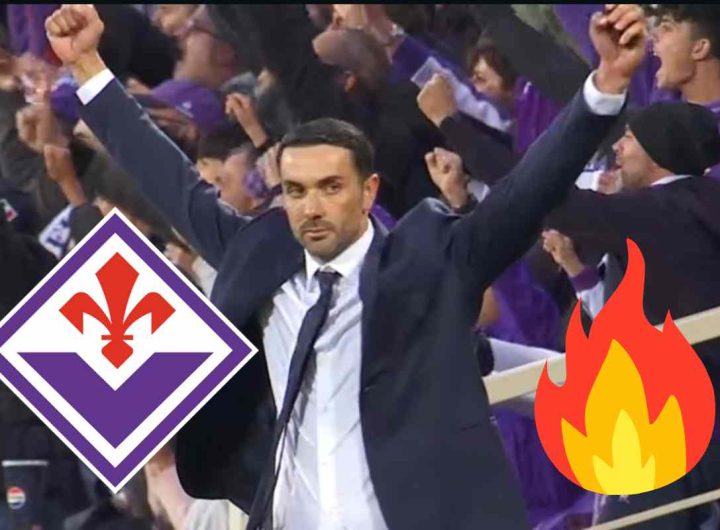 Raffaele Palladino allenatore della Fiorentina