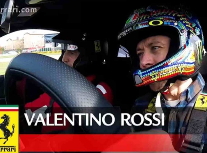 Valentino Rossi in Ferrari