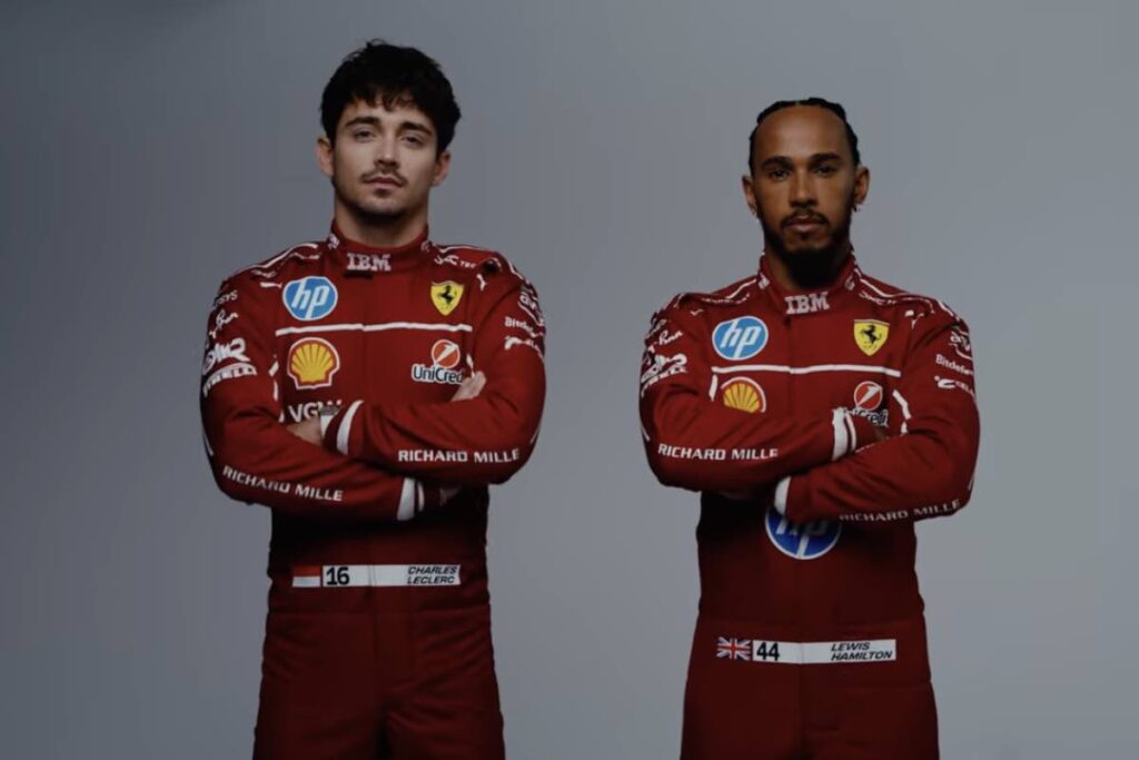 Leclerc e Hamilton