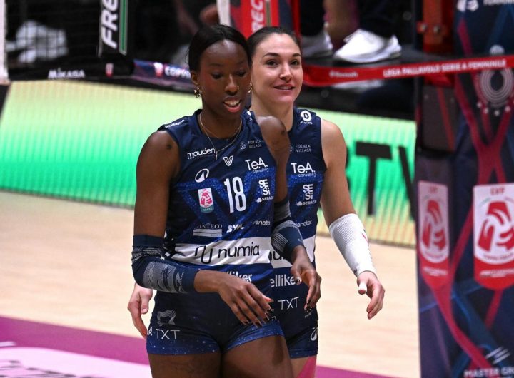 Helena Cazaute and Paola Egonu