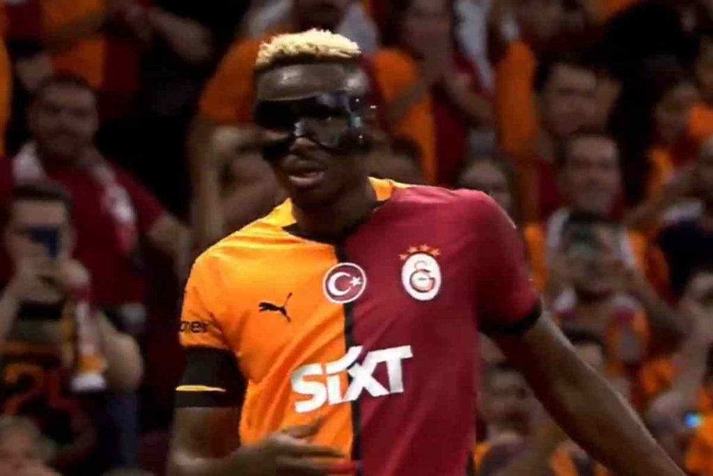 Victor Osimhen, attaccante del Napoli in prestito al Galatasaray