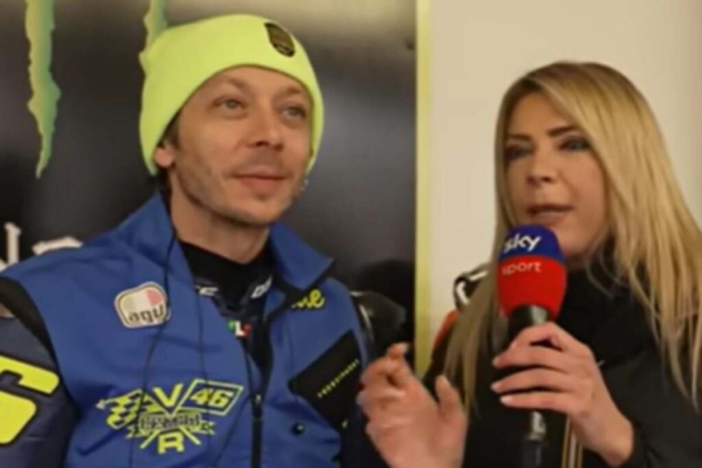 Valentino Rossi in una intervista