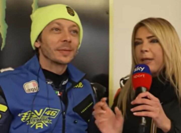 Valentino Rossi in una intervista