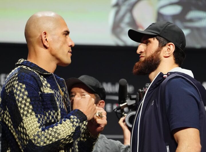 Alex Pereira e Magomed Ankalaev - Foto Louis Grasse IPA