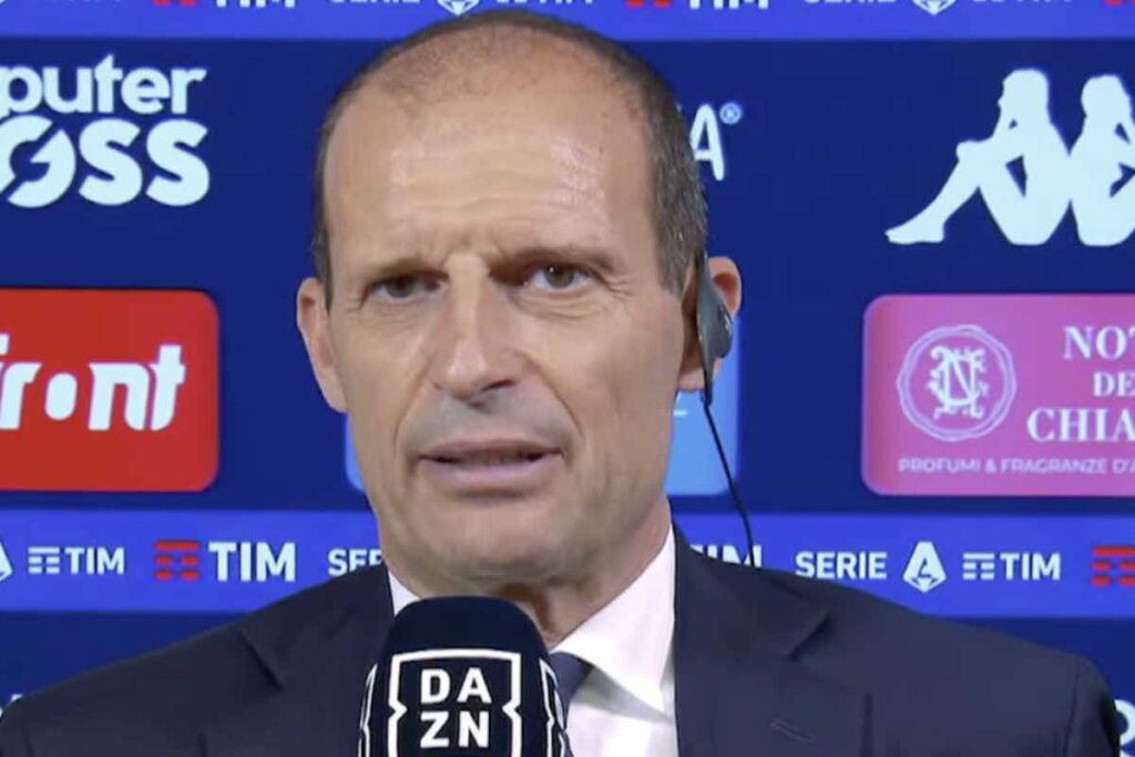 Allegri intervistato da DAZN