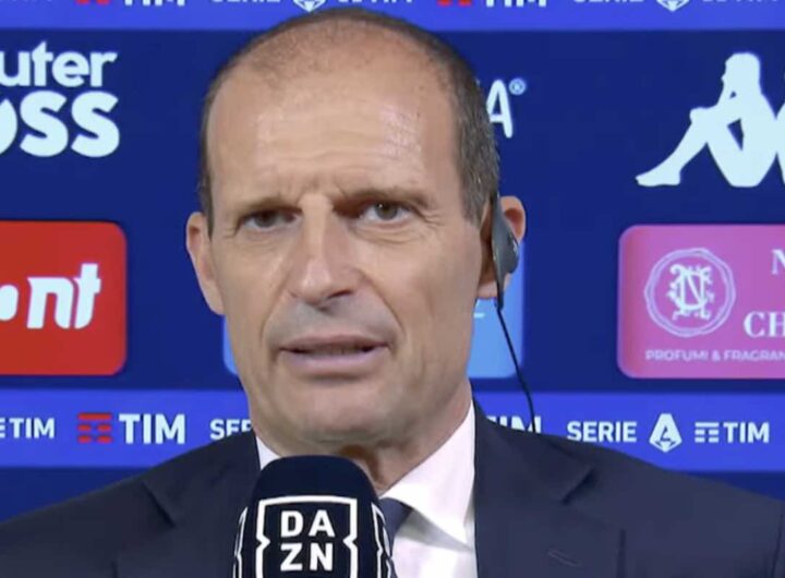 Allegri intervistato da DAZN