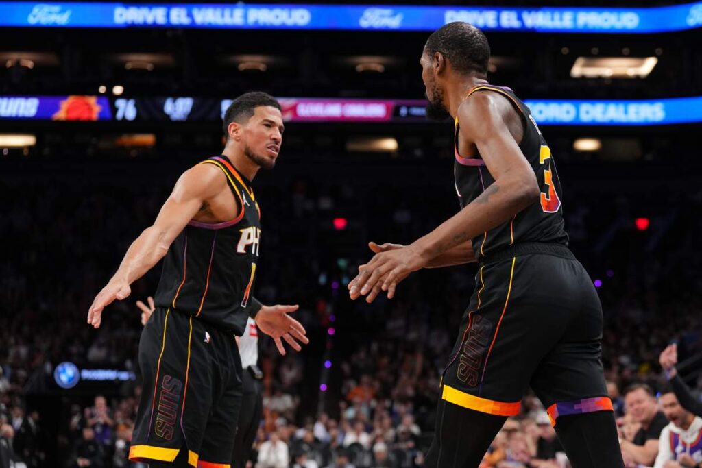 Devin Booker e Kevin Durant