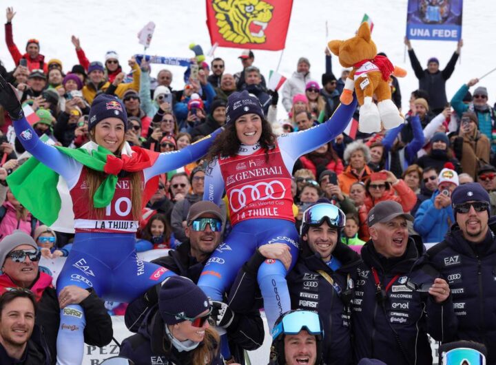 Federica Brignone e Sofia Goggia