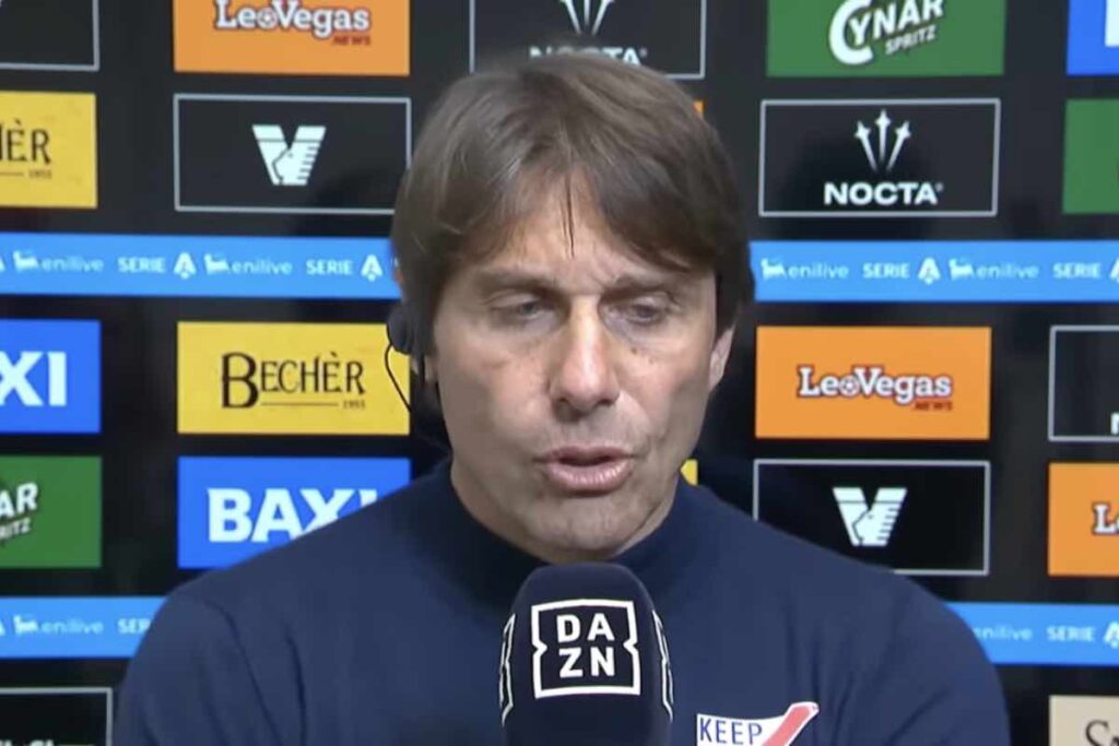 Conte a Dazn dopo Venezia-Napoli