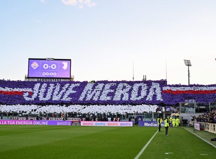 Coreografia Fiorentina-Juventus - Foto Lisa Guglielmi / IPA Sport / IPA