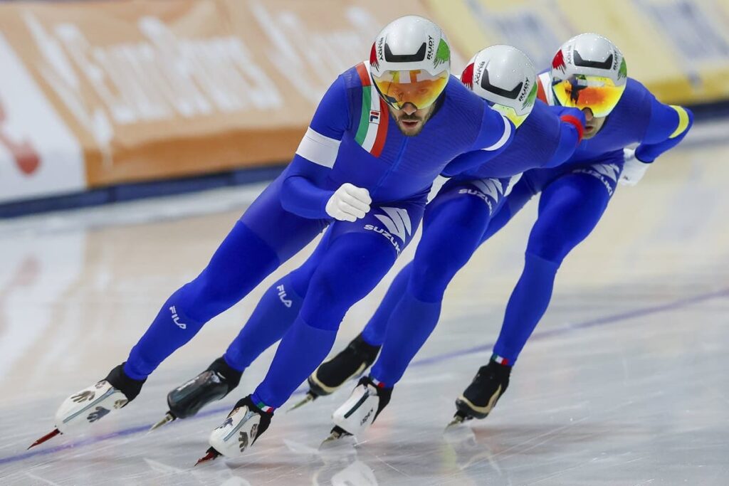 Davide Ghiotto, Michele Malfatti, Andrea Giovannini - Foto IPA