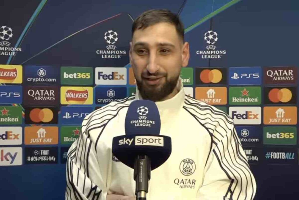 Donnarumma intervistato dopo Liverpool-Psg