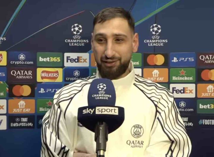 Donnarumma intervistato dopo Liverpool-Psg