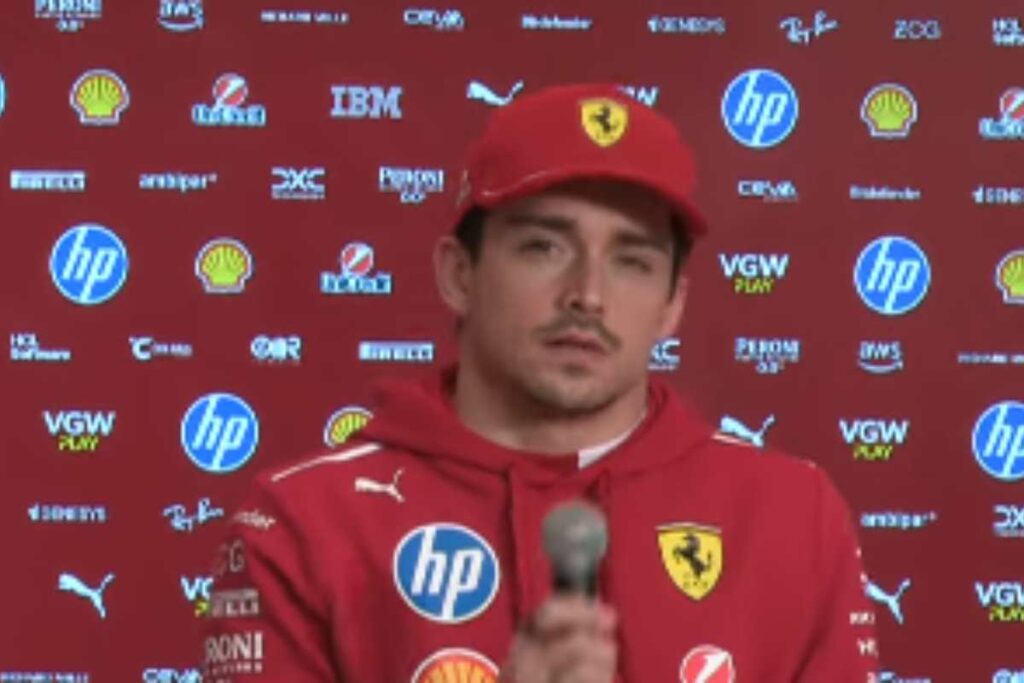 La frase di Leclerc gela la Ferrari