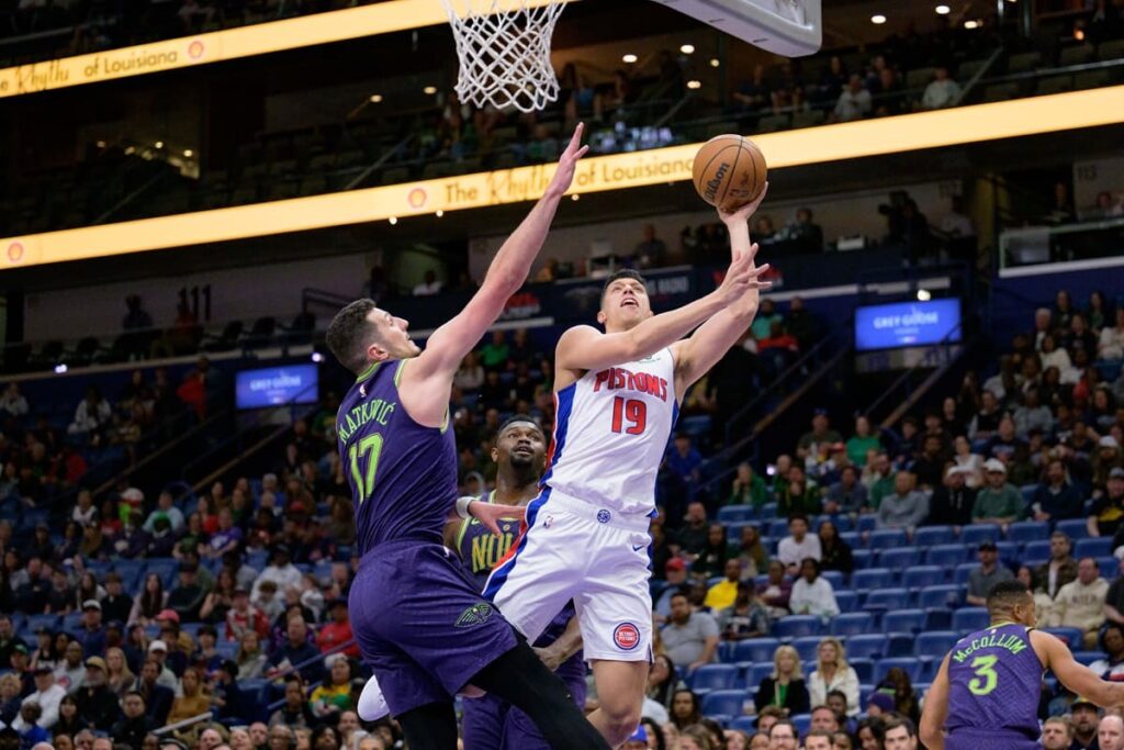 NBA Simone Fontecchio, Detroit Pistons - Foto Matthew Hinton / IPA Sipa USA