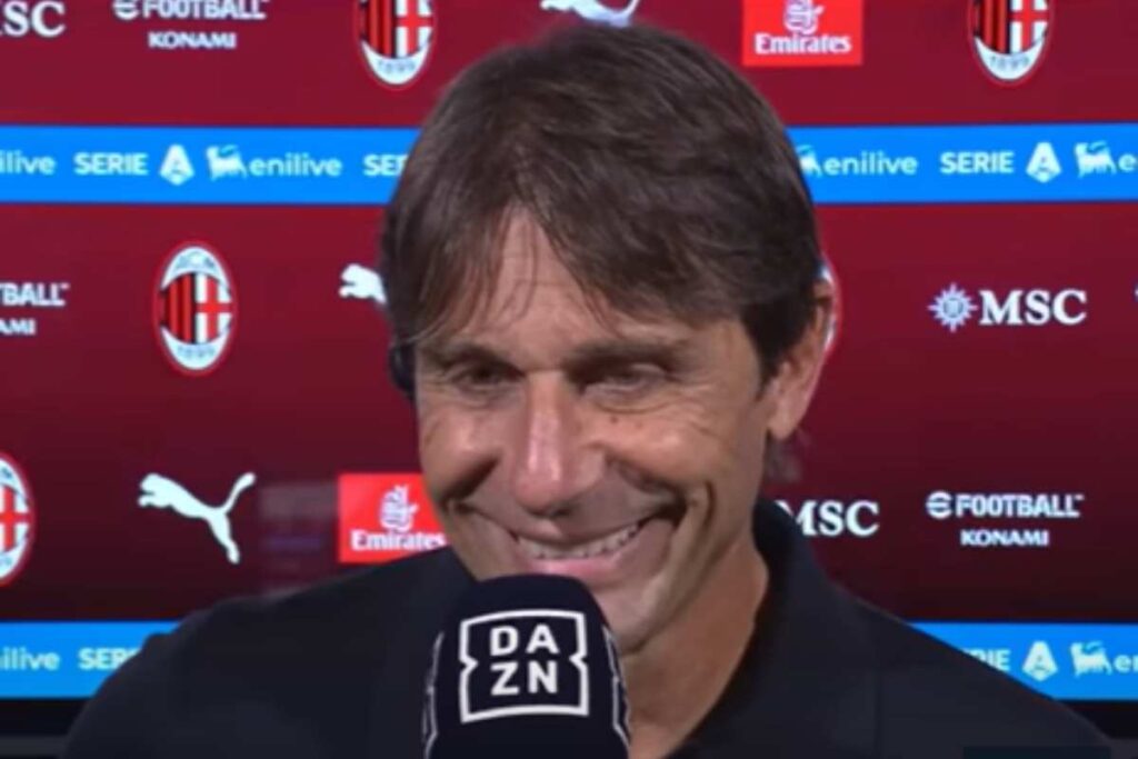 Conte a Dazn dopo Milan-Napoli