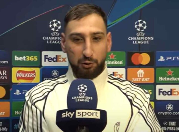 Donnarumma intervistato dopo Liverpool-PSG