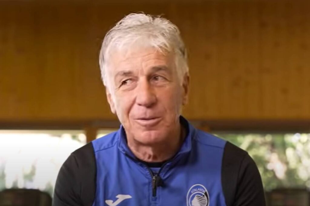 Gasperini durante una intervista