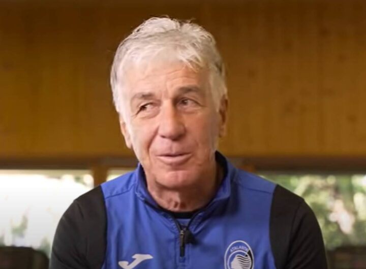 Gasperini durante una intervista