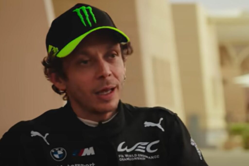 Valentino Rossi in una intervista